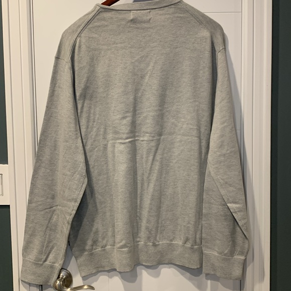 Nautica Light Grey V-Neck Sweater XXL - Picture 4 of 4